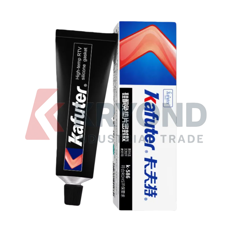 Kafuter 383 588 587 586 RTV Silicone Gasket Free Sealant High Temperature Resistant for Engine Assembly Flange Surface Sealing