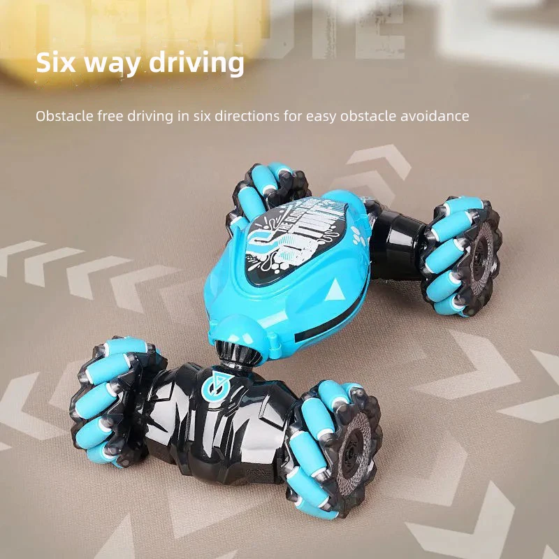 2023 New 4WD 1:16 Stunt RC Car With LED Light Gesture Induction Deformation Twist Climbing Radio Controlled Car Electronic Toys