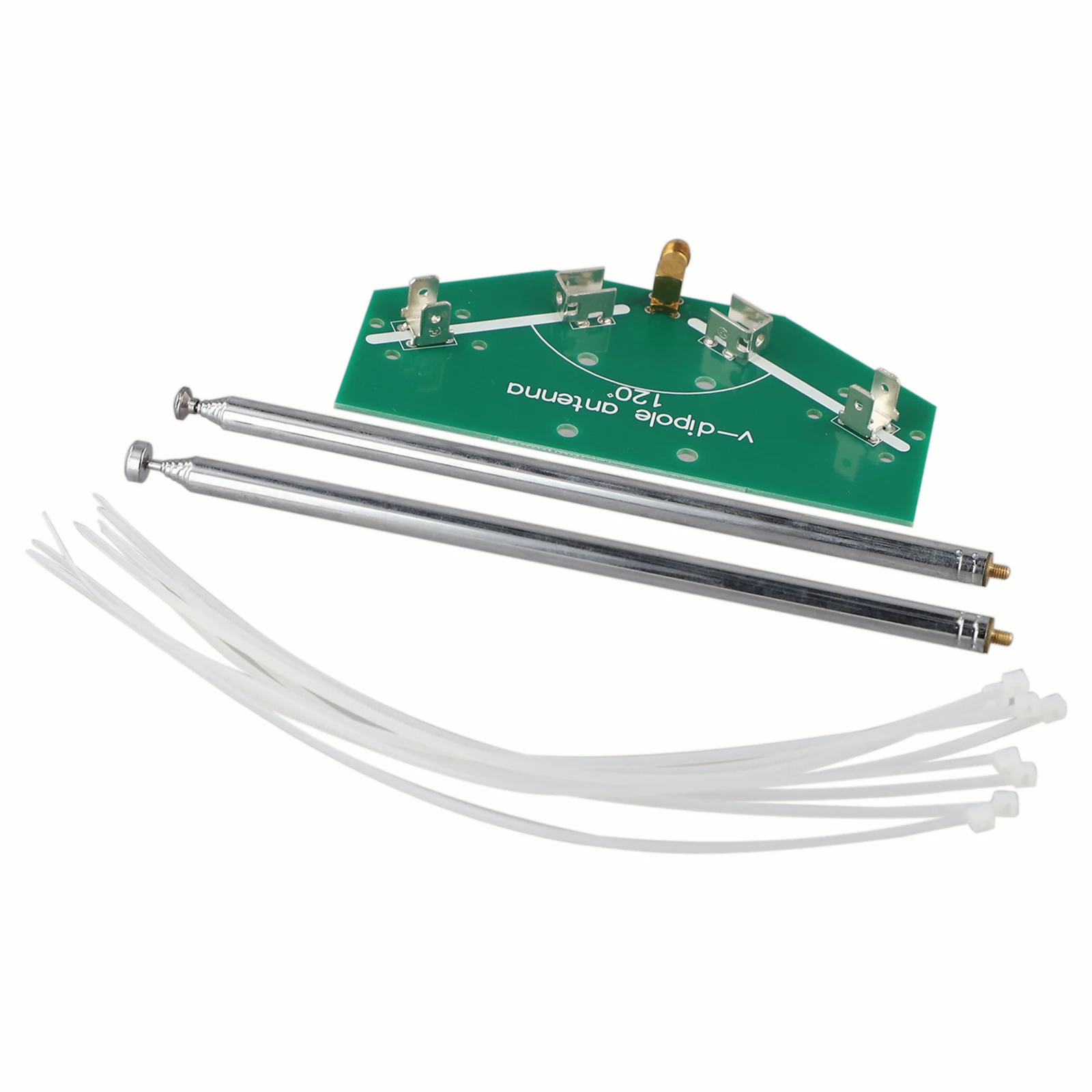 

DIY V Dipole Antenna Kit for 137MHz Reception with Adjustable Length Lever for Signal Optimization and Performance