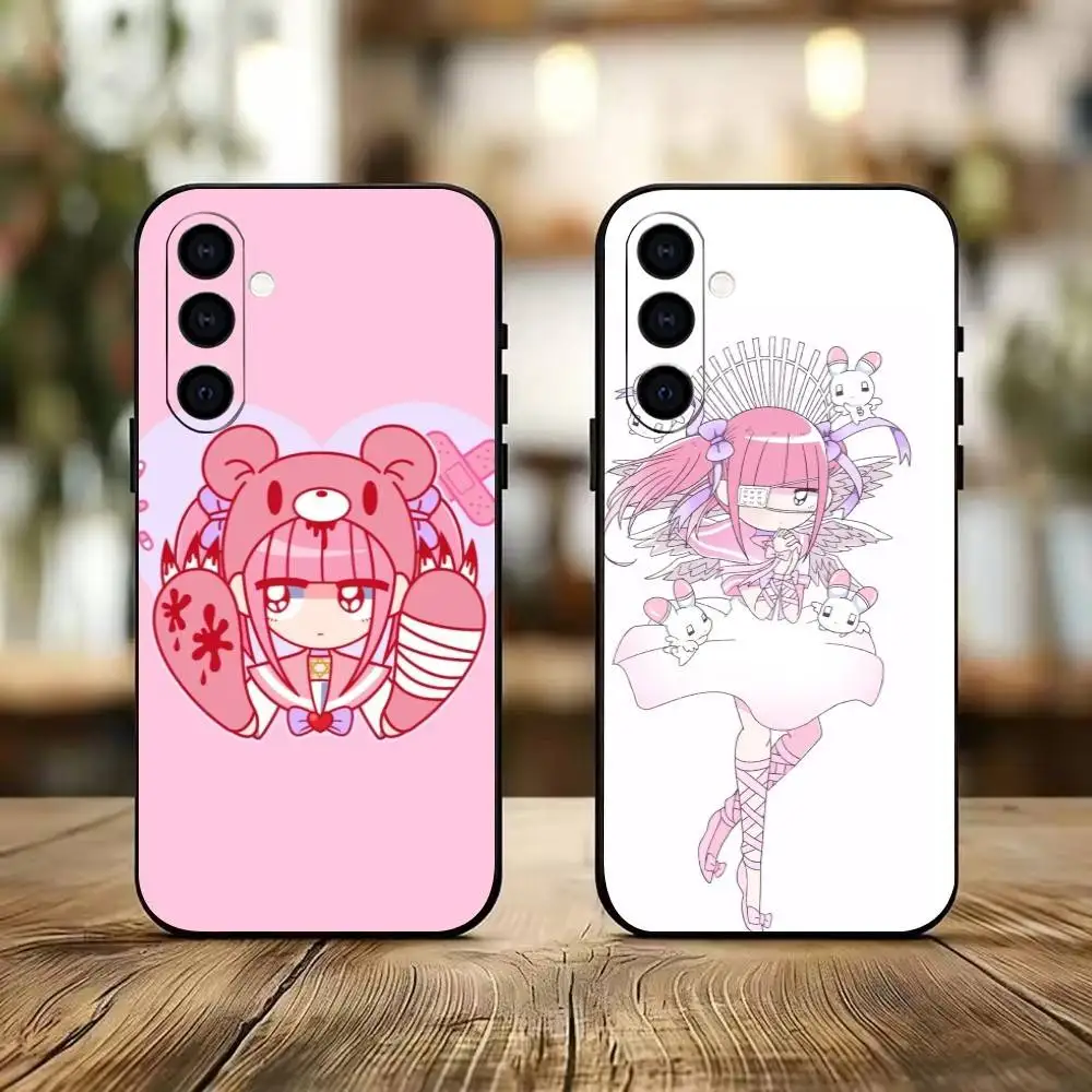 Menhera-chan meme  Phone Case For Samsung Galaxy A73,A72,A71,A70,A53,A52,A51,Others Soft Black Cover