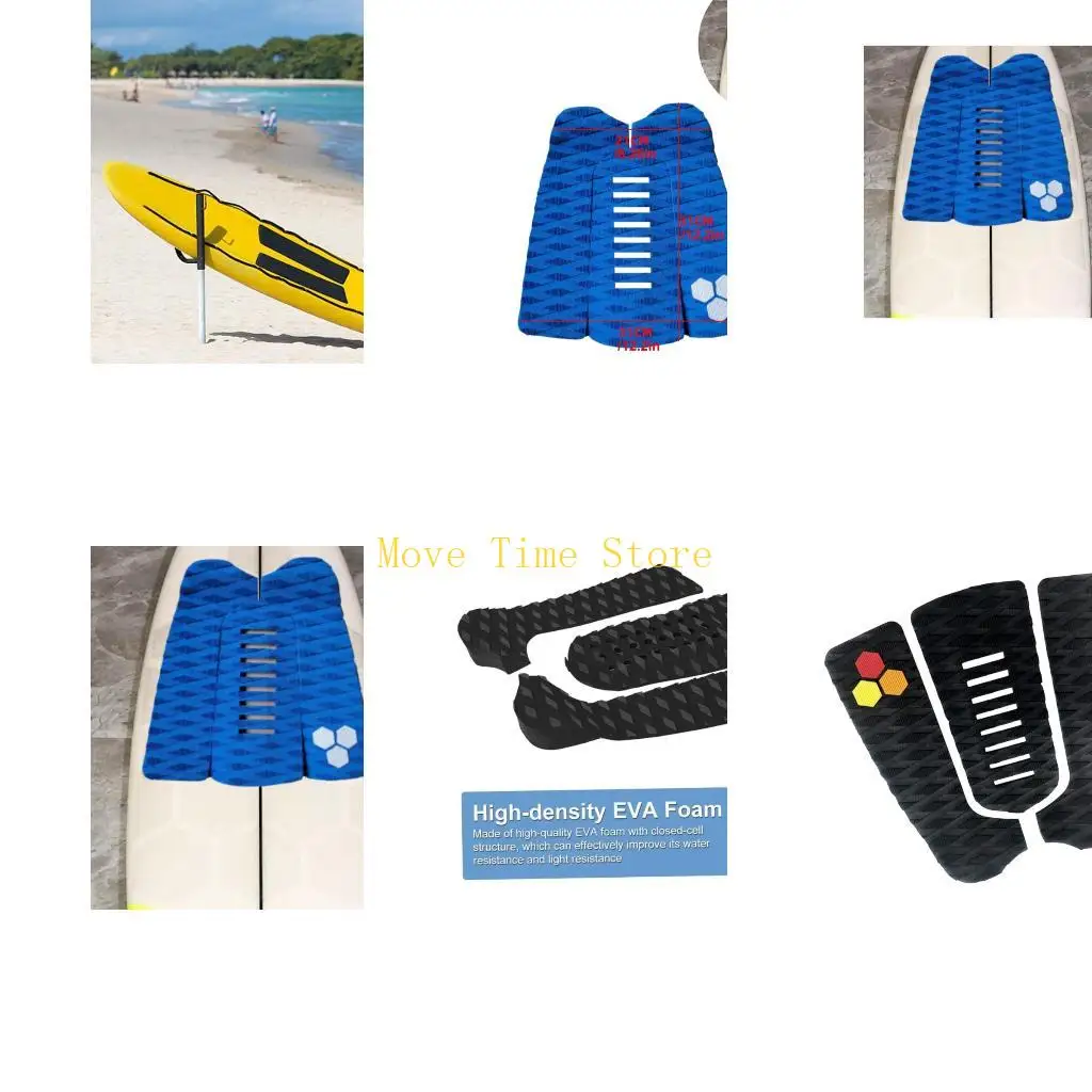 92ME Nonslip Surfboard Deck Pad Trimmable Deck Sheet Surfboard Traction Pad