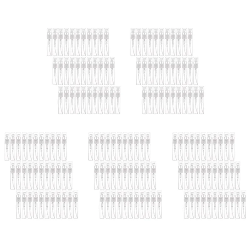 -ESTR 600 Buah Botol Semprot Kosong Transparan 3Ml Wadah Plastik Mini Isi Ulang Wadah Kosmetik Kosong