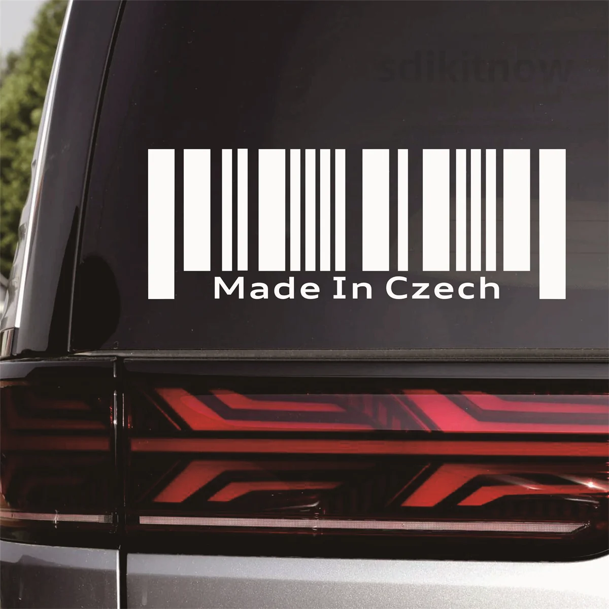 Made in Czech Flag Car Motorbike Vinly Sticker PVC Decal Styling For Skoda Octavia Scala Rapid Kamiq Kodiaq Fabia Superb Karop