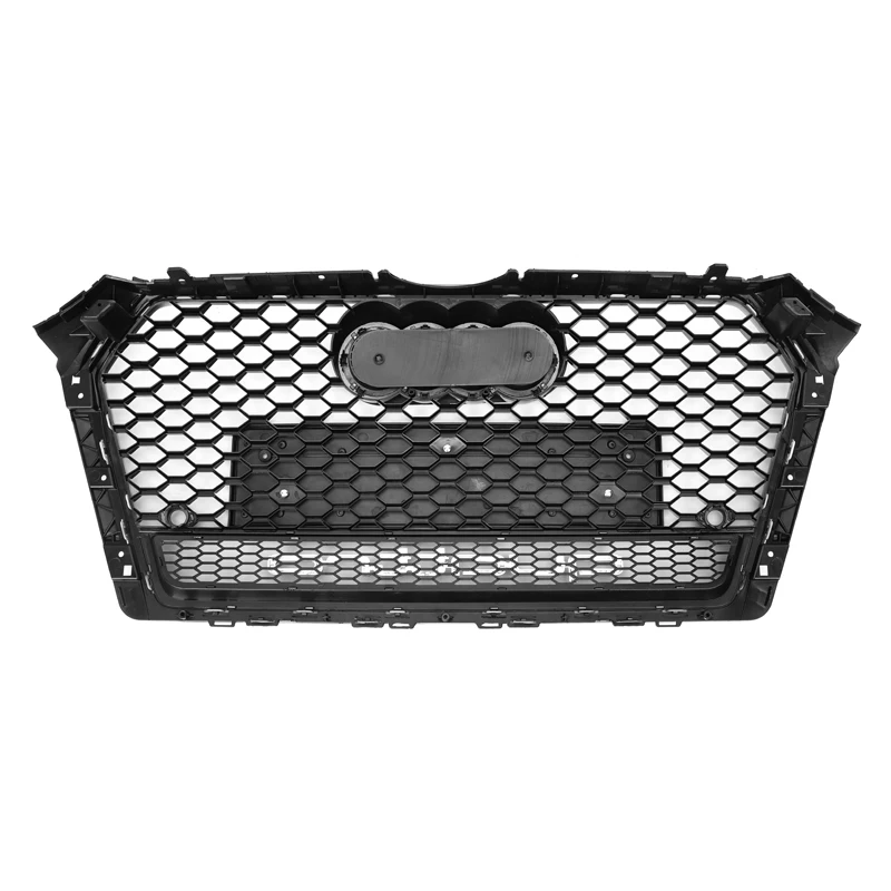 High Quality ABS A4 B9 GRILL For A4 S4 2016-2019 change to RS4 front grille With Lower mesh