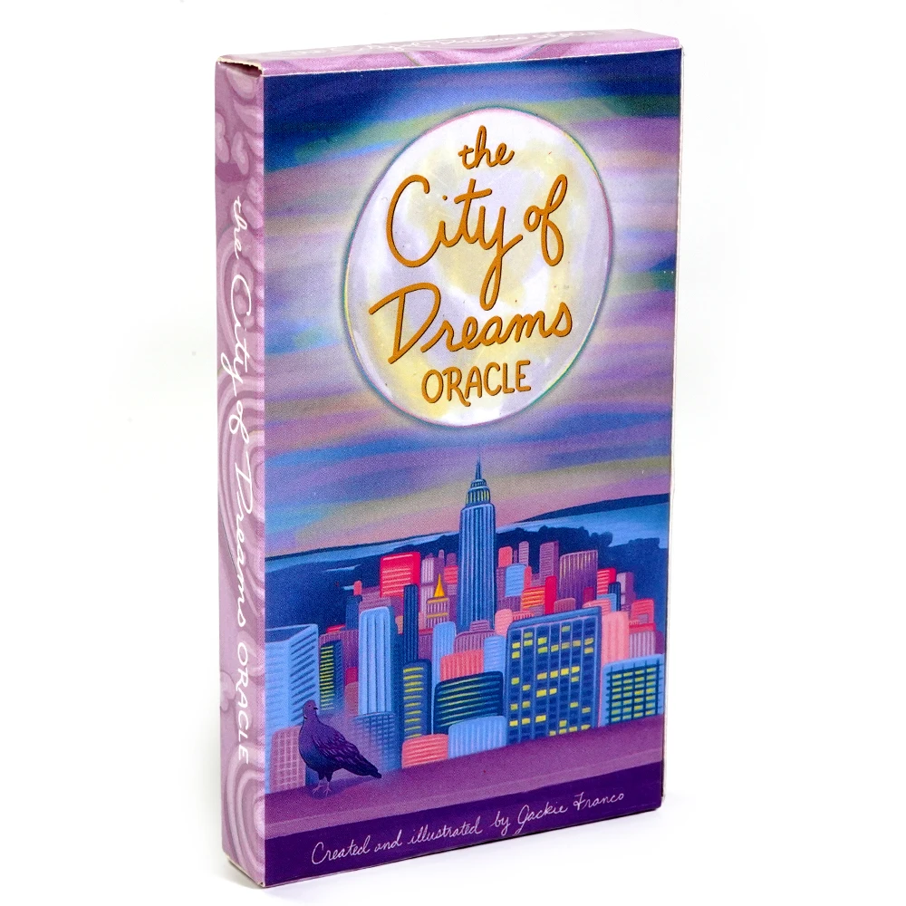 Newest 35pcs The City Of Dreams Oracle Cards English Fate Divination Tarot Deck Party Entertainment Fortune-telling Board Game