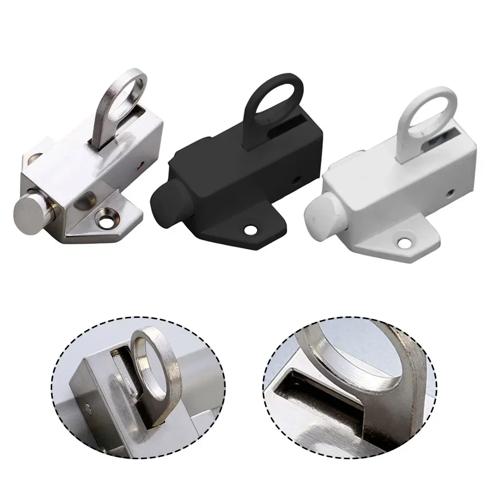 Self-closing Latch Bolt Aluminum Alloy Automatic Spring Latch Door Window Latch Push-pull Bolt Furniture Security Bolts