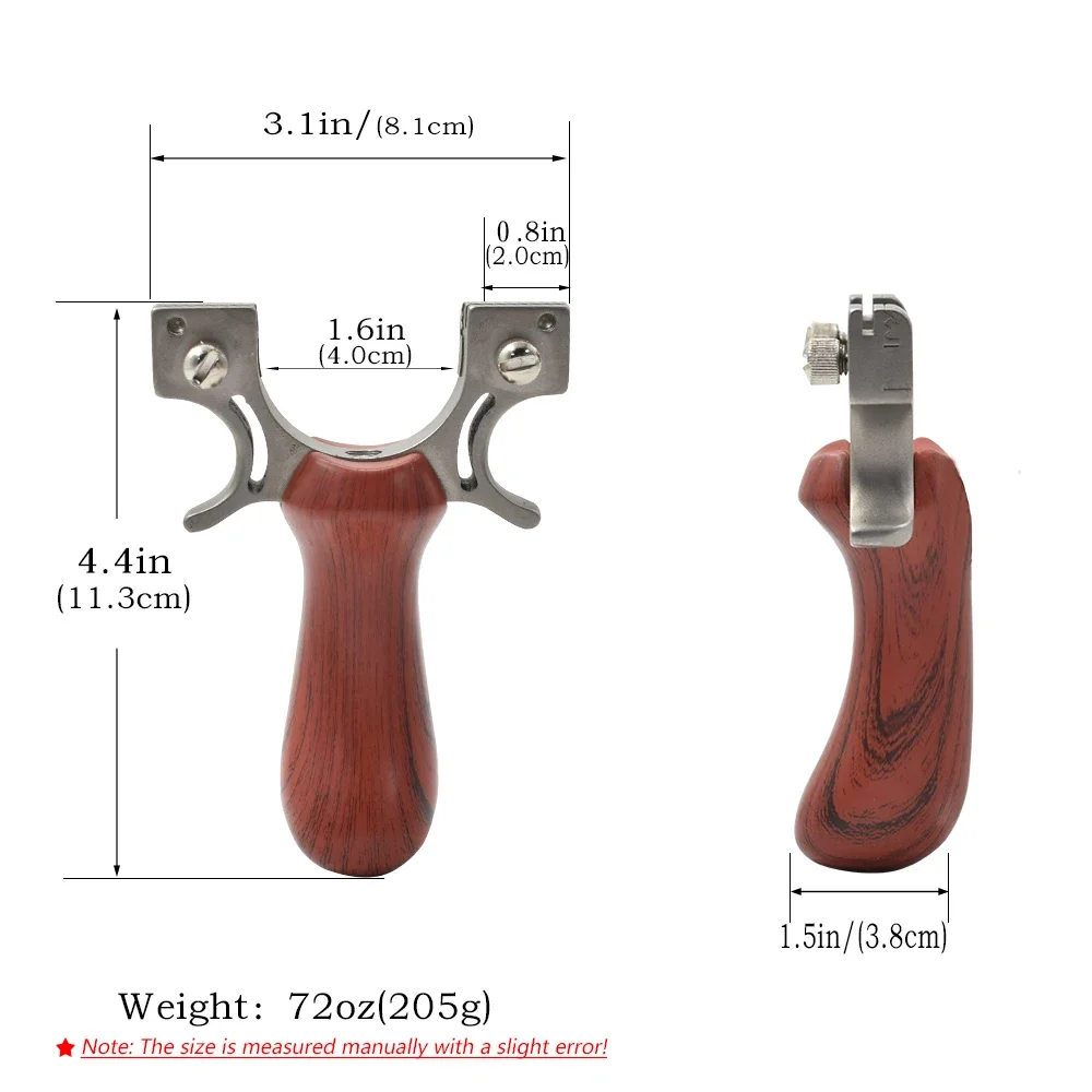 Resin Bent Handle Slingshot Stainless Steel Bow Head Precision Shooting Professional Hunting High Quality Slingshot