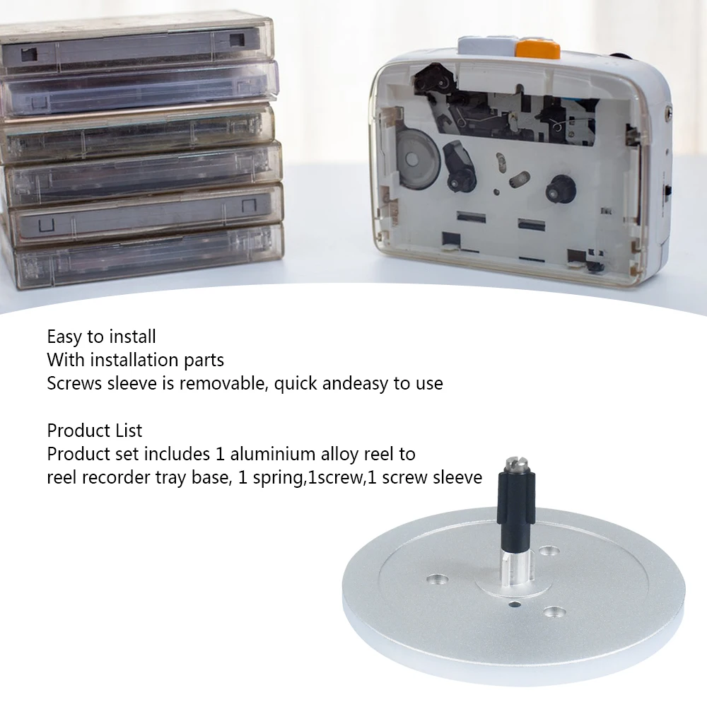 

Reel To Reel Tape Recorder Trident Base NAB Adapter Tray with Screw For Studer B67 A807 A810 for REVOX A77 B77 PR99 A700