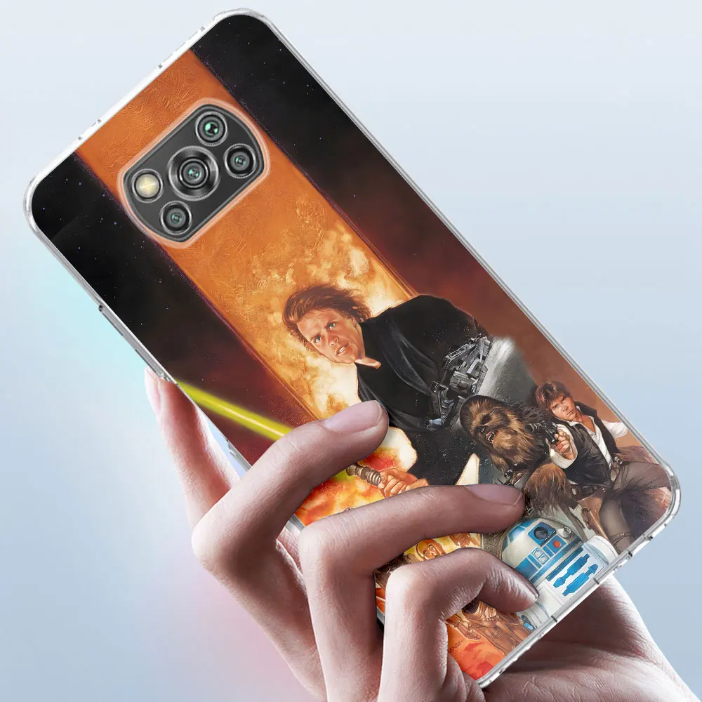 Anakin Darth Vader Luke Skywalker Case for Xiaomi Poco X6 X5 F4 M5s X3 NFC F1 F5 M5 M3 M4 GT F3 F2 X4 Pro Soft TPU Phone Cover