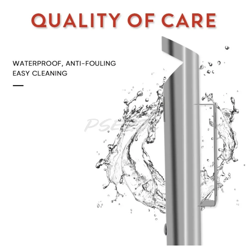 Wall Mounted Ashtray Stainless Steel 304 Ashtray Column with Lock Creative Hotel Cigarette Butt Bucket - view 3