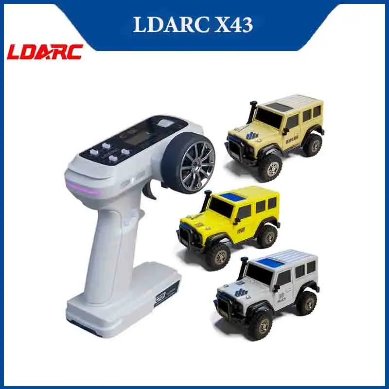 

LDARC X43 RTR/BNR 1/43 Crawler Turbo RC Car 4WD Remote Control Mini Climbing Indoor Racing Vehicle Toy off Roader for Kids Adult