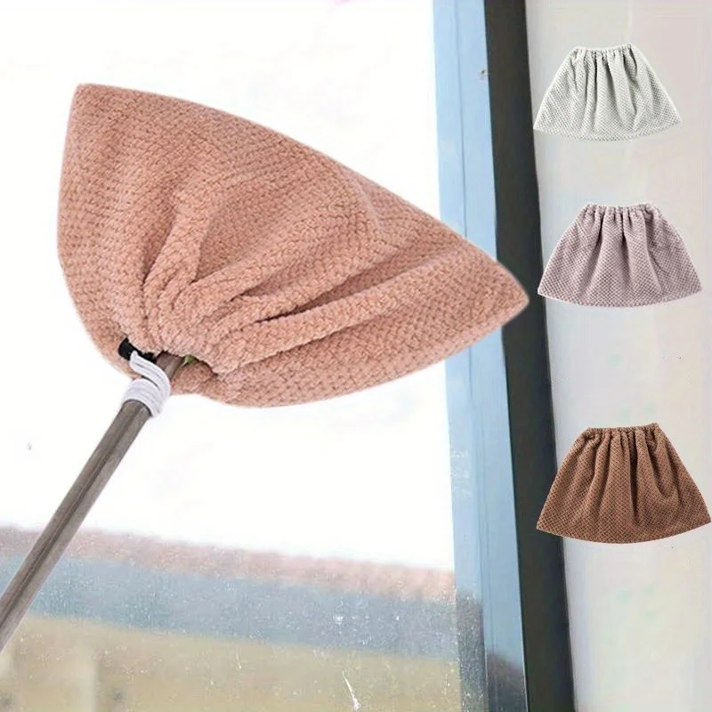 1 piece of polyester elastic home mop sweeping integrated soft wool sweeping water absorbing mop broom cloth