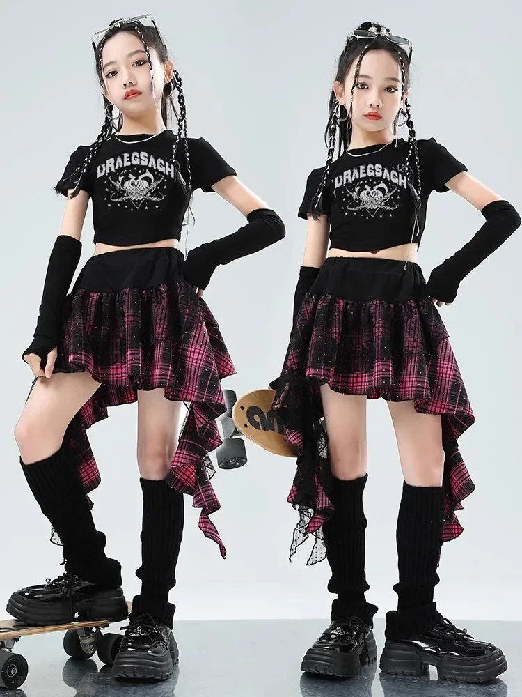 

Subculture punk style girls performance clothes tide cool jazz dance jazz walk suit street dance clothes performance clothes