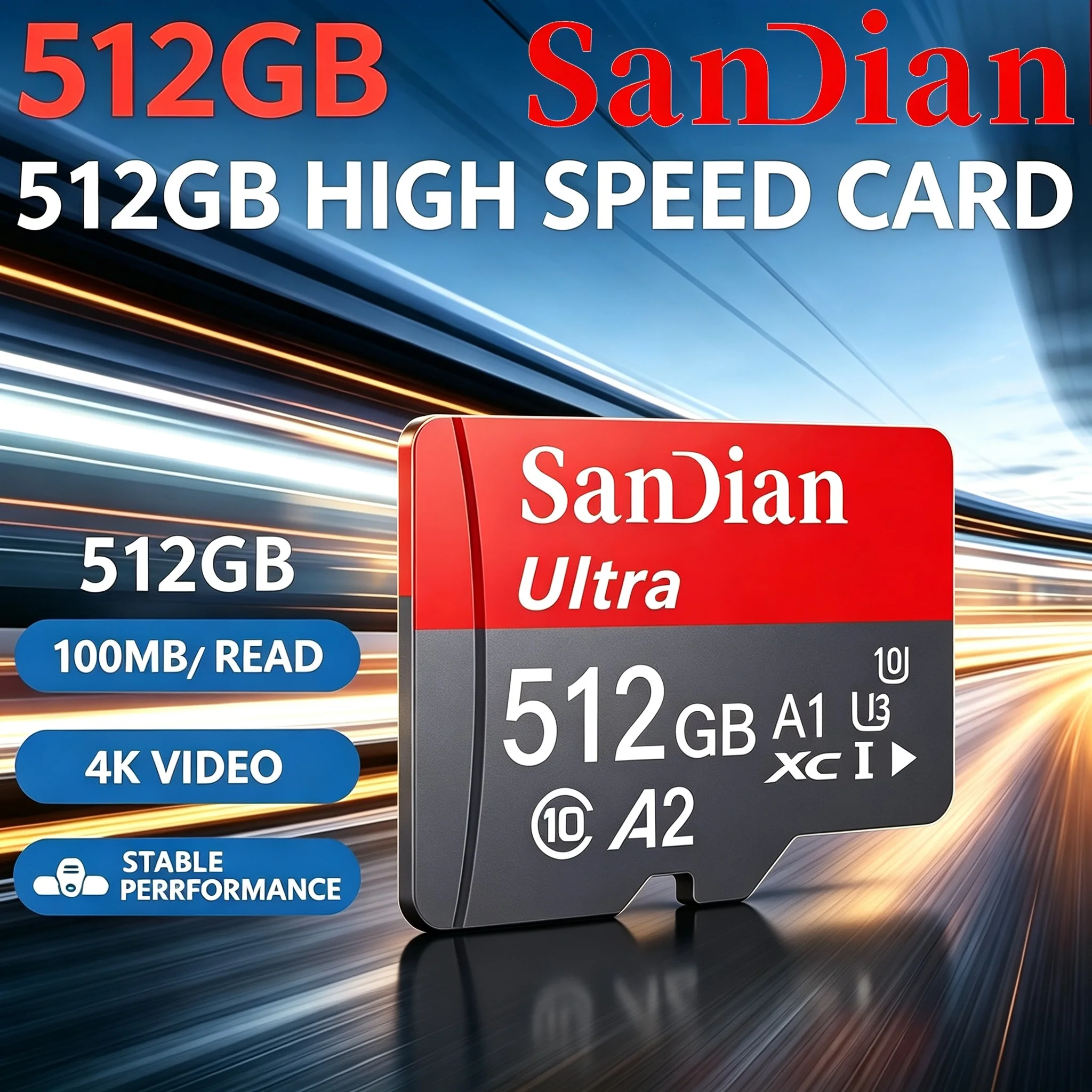 Bold SD Cards 512GB Memory Card 128GB Micro TF SD Card 32GB TF Cards V10 V60 for GoPro/Smartphone/Digital Frame/Car DVR/Toy