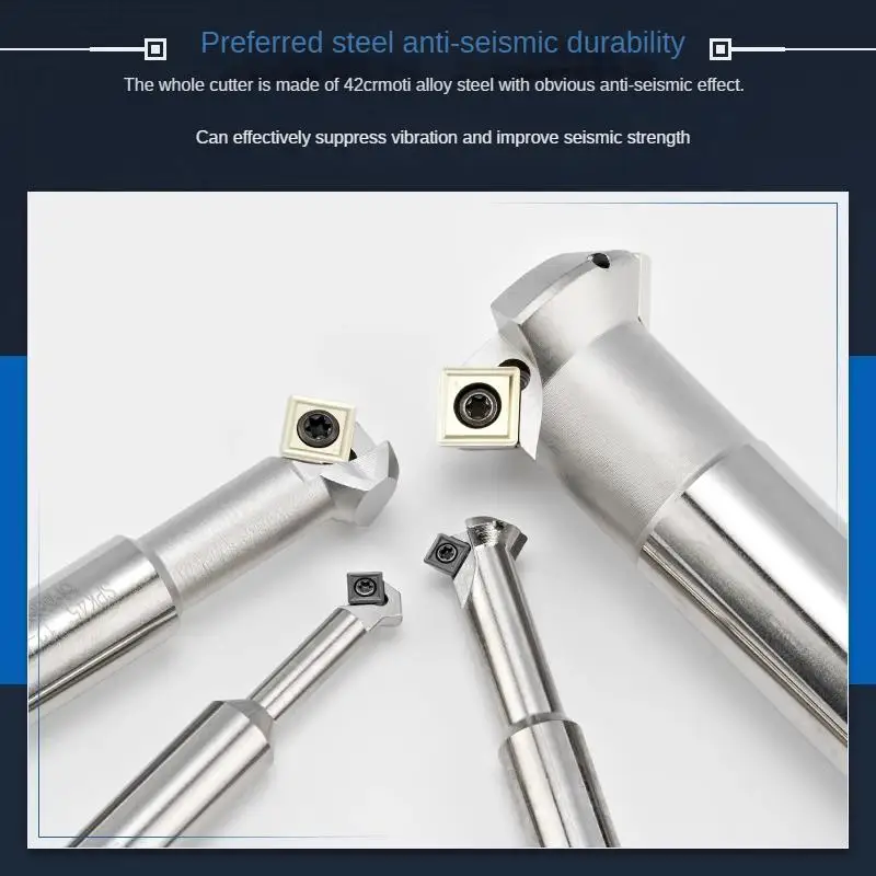 SD SPK 45 degree internal and external CNC discarded chamfering cutter bar upper and lower inner hole chamfering cutter bar