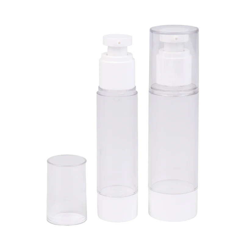 Airless Vacuüm Navulbare Flessen Portablere Lege Lotion/Spuitfles 15-100Ml Reisfles Pomp Toilettas Cosmetische Container