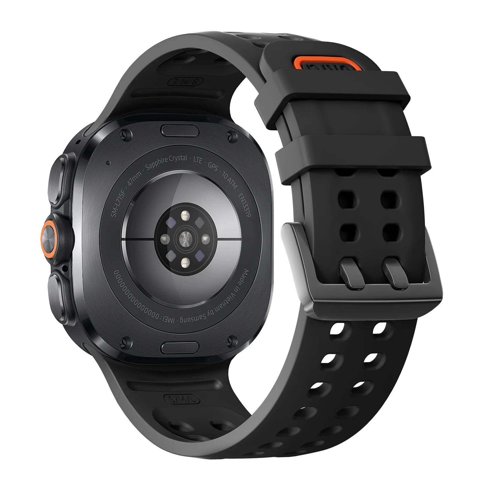 Originalarmband für Samsung Galaxy Watch Ultra 47mm Zubehör Marine Silikon Sportarmband Correa Galaxy Watch Ultra 2025 Band