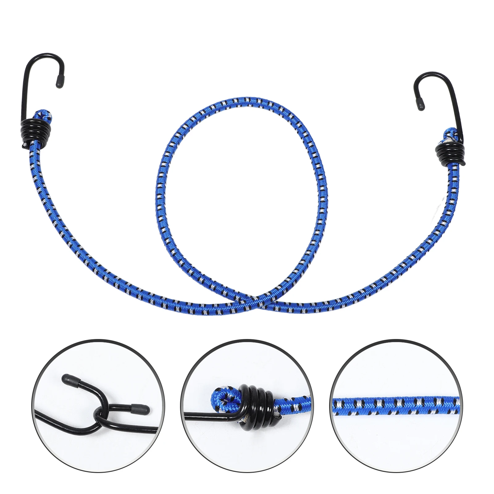 

Adjustable Straps with Hooks Bike Bungee Cord for Rack Mini Cords Rubber Length Elastic