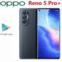 Original Oppo Reno 5 Pro+ Plus 5G Mobile Phone 50.0MP Snapdragon 865 90HZ 6.55\