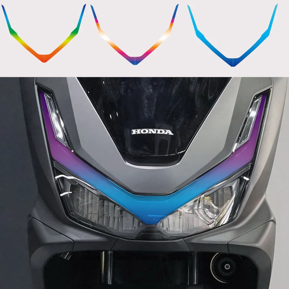Front Headlight Protection Film For Honda PCX160 2025 Motorcycle Accessories Headlamp Decorative Sticker Anti Scratch Guard