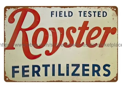 Royster Fertilizer barn agriculture farm metal tin sign master bedroom designs