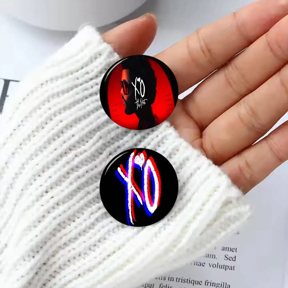 Rapper The Weeknd XO Game Anime 58mm Handmade Brooch Cartoon Cosplay Badge On Backpack Jewelry Accessories Gifts