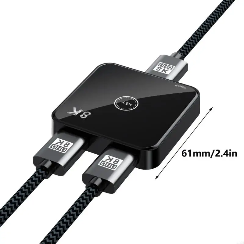 270b 2 в 1 выходной поддержки переключателей 4K 120 Гц 2,1 Сплиттер Hub 8K 60 Гц высокая скорость 48 Гбит / с для консоли