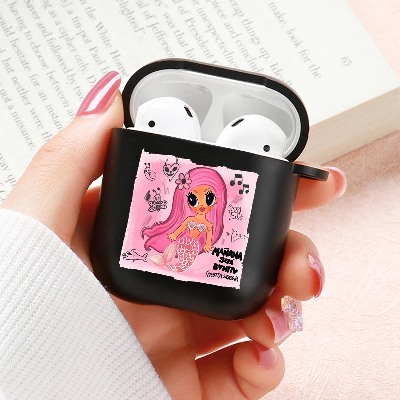 Hot KAROL G Manana Sera Bonito Soft Silicone Case for Apple Airpods Pro 2 1 3 Shockproof Protection Air Pods Earphone Box Cover