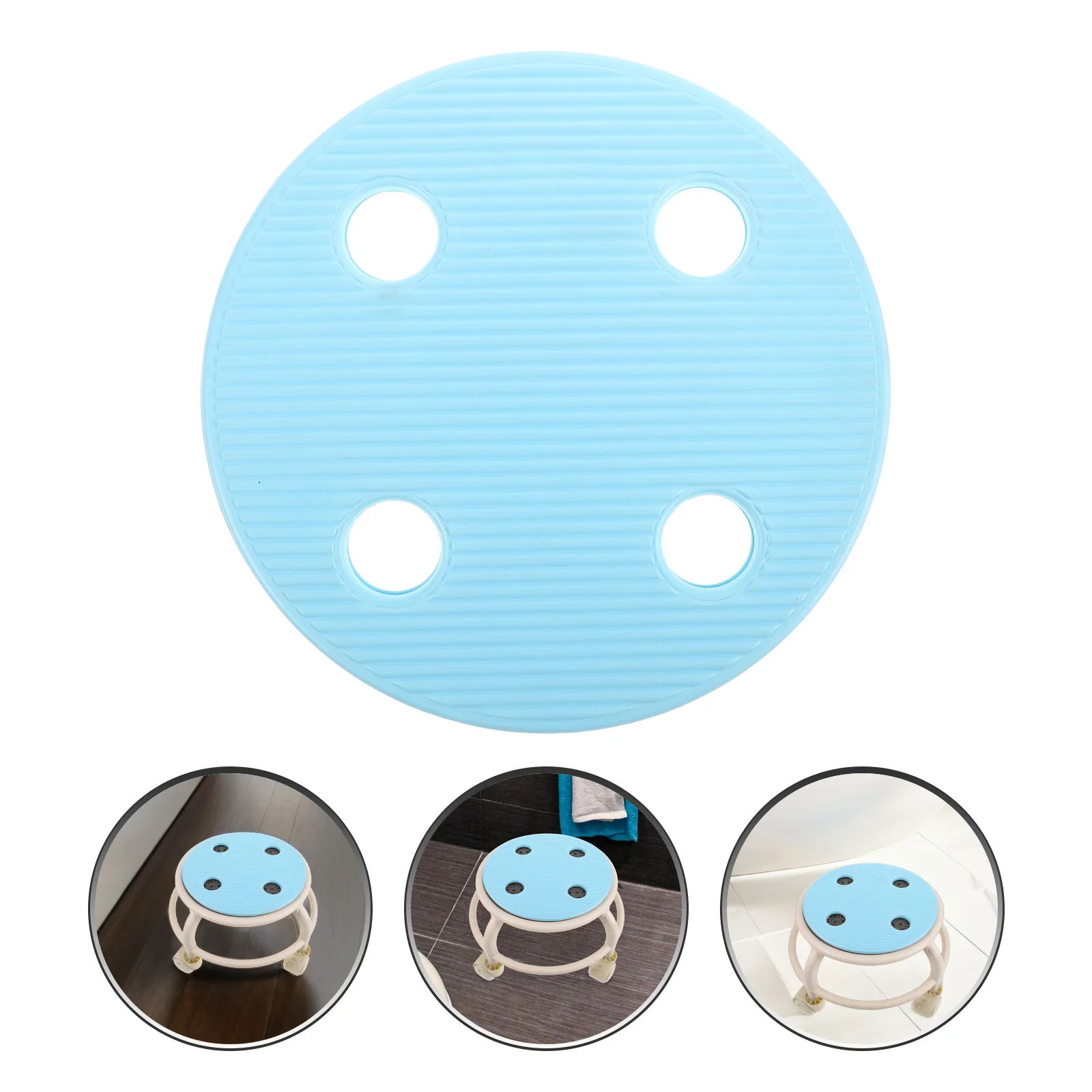 

Universal Shower Stool Bath Chair Pad Bathroom Non Slip Bathtub Bench Soft Comfortable Eva Seat Cover Round Household Toilet