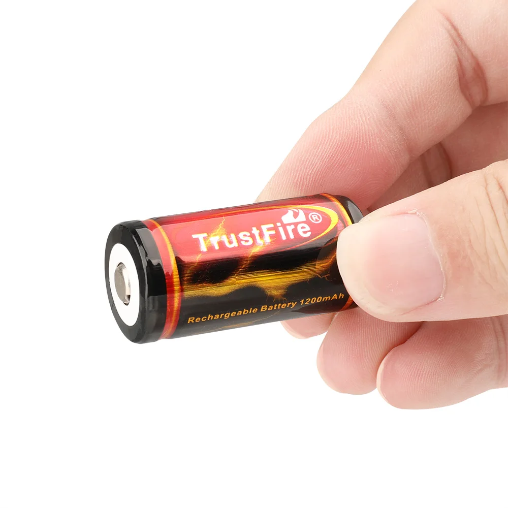 TrustFire 18350 1200mAh Lithium Ion Battery Button Top PCB 3.7V Rechargeable Li-ion Cells For Flashlight Electric Toy ect