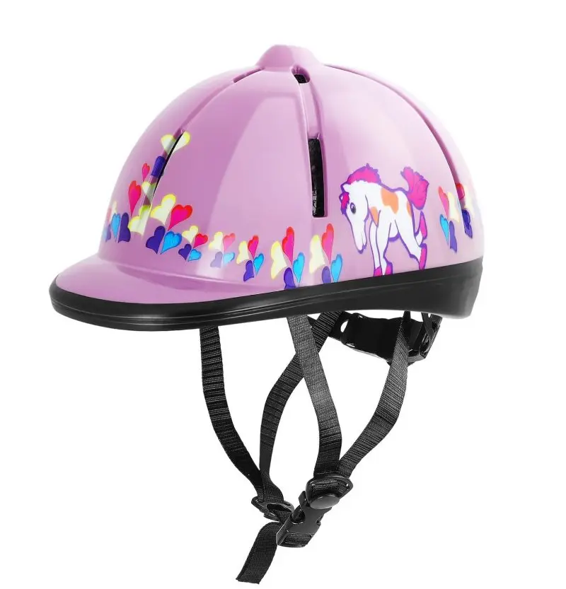 Adjustable Horse Riding Kids Helmet Equestrian for 2 to 6 Years Old, S Size and Head Size 48 to 54cm