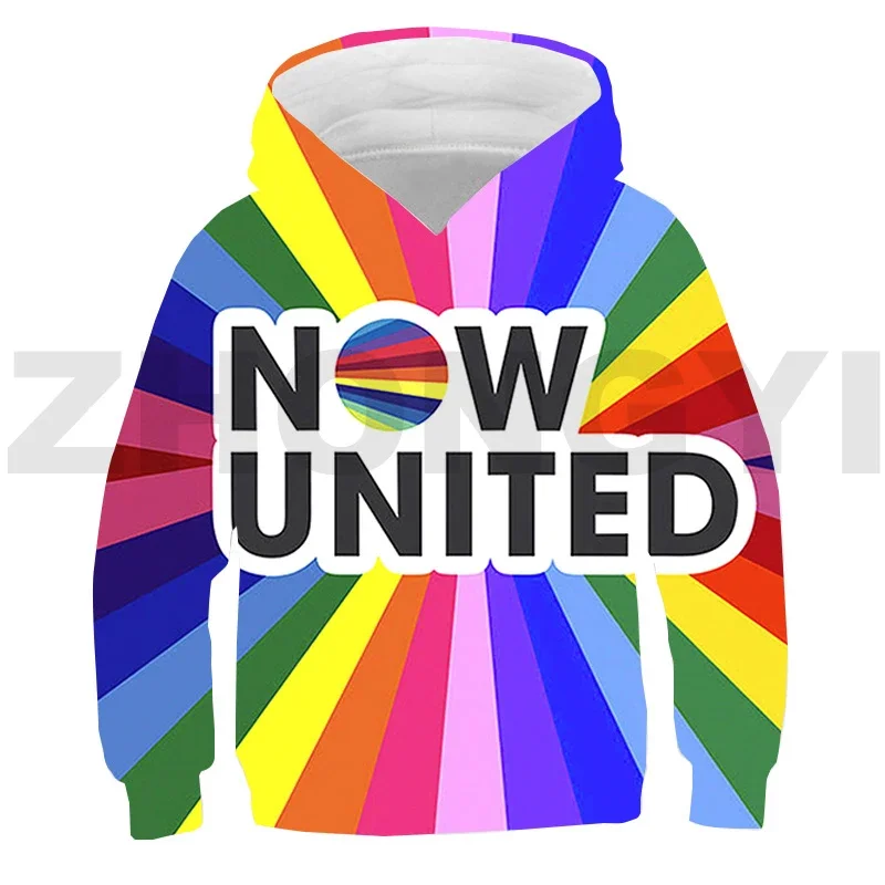 

Now United 3D Hoodie Fashion Hoodie Men UN Team Teens Oversized Sweatshirt Anime Now United - Better Album Boy Merch Long Sleeve