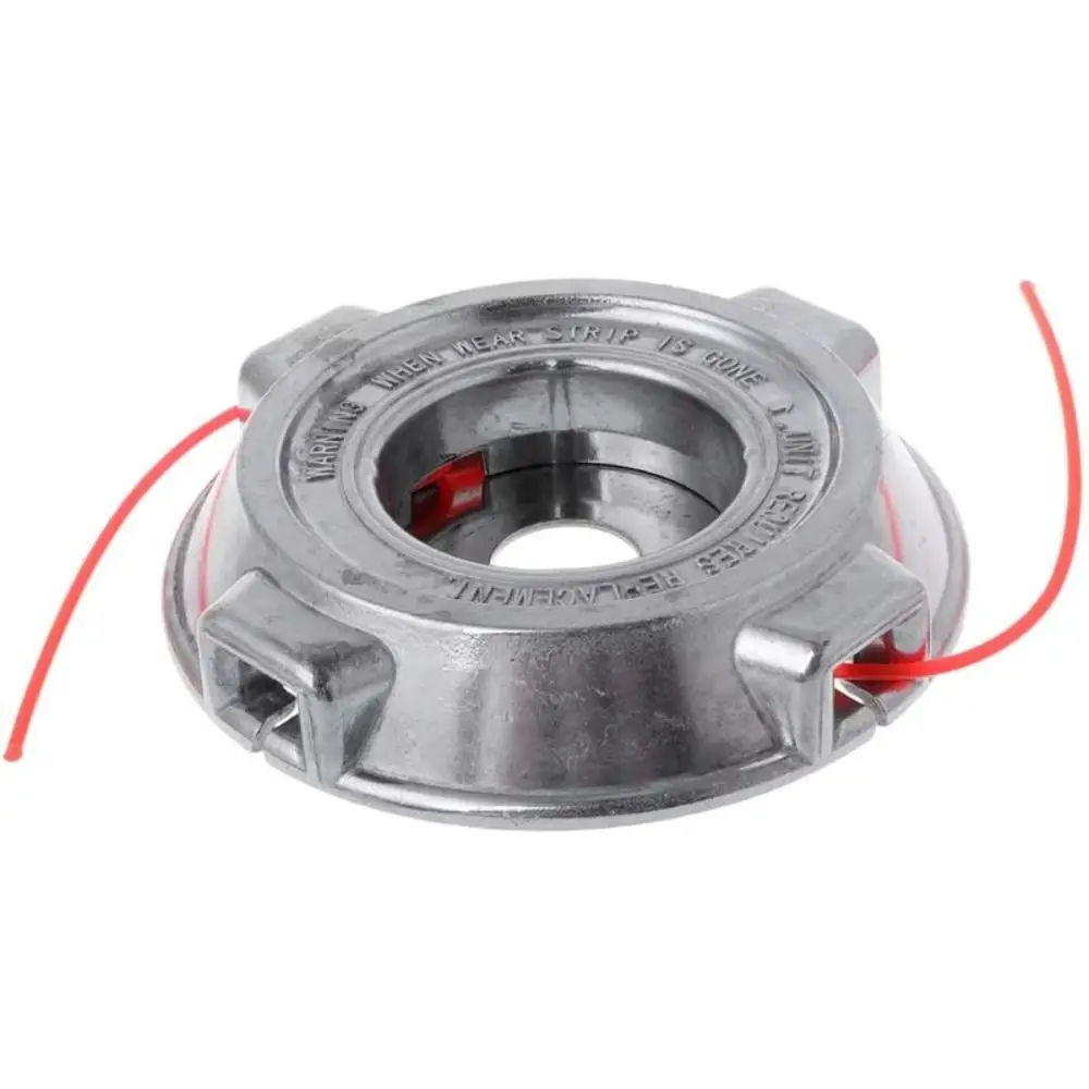 Aluminum Alloy Grass Trimmer Head Nylon Spool Bump Feed Brush Cutter Head Iron Disc No Need Disassemble Weeding Head Home Use
