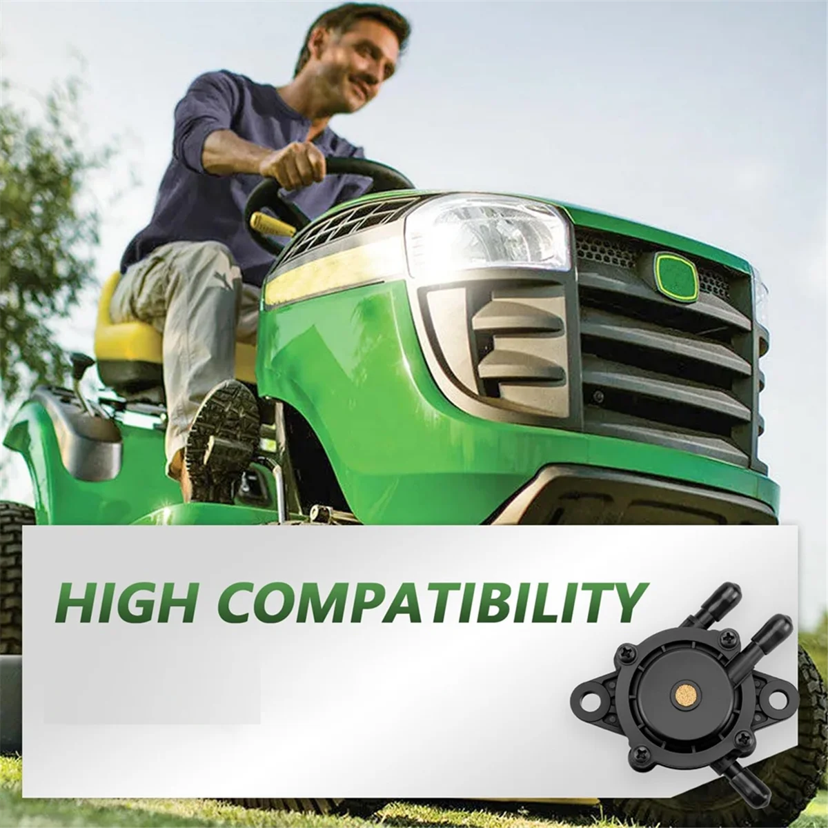 BAAQ 燃料ポンプ フィルターとオイルホース付き 17HP-25 808656 808492用