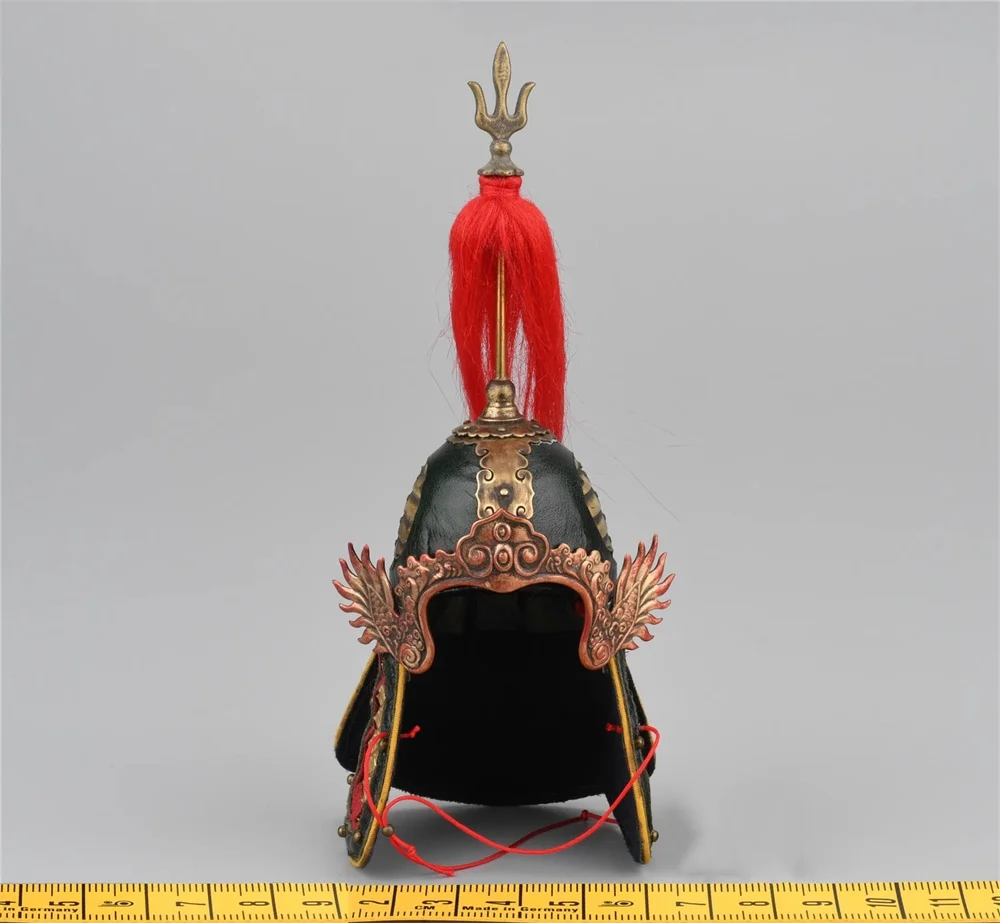 KLG KLG-R030B dynastia Ming Koxinga król mężczyzna żołnierz zabawki Model kask czapki akcesoria dla 12 "figurka scena komponent