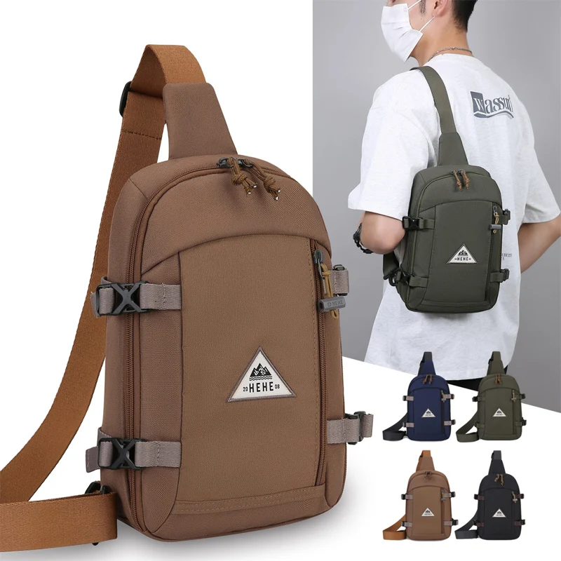 

Fashion Trends Men Chest Bag Waist Packs High Quality Nylon Crossbody Bags For Man Stylish Men Chest Pack Shoulder Bags Bag Sac