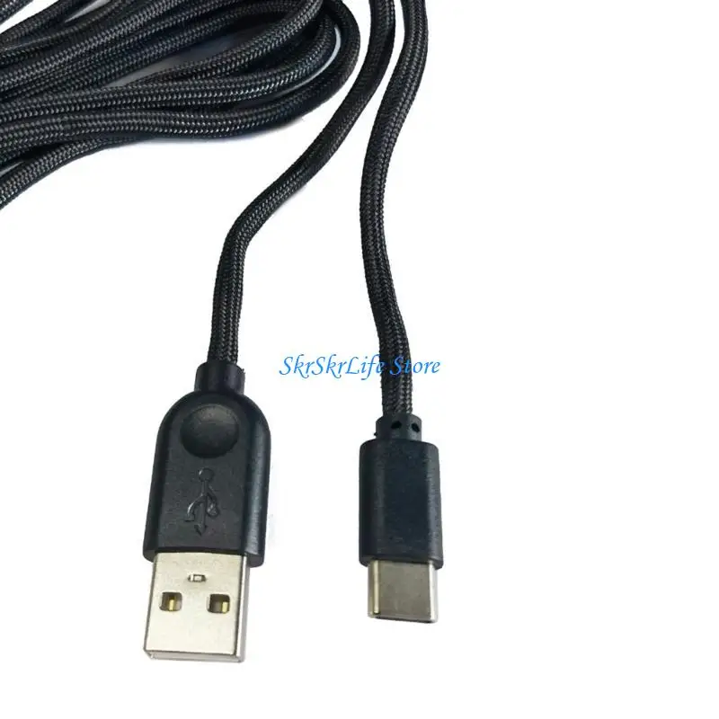 

E65E Nylon Braided USB C Cable, Fast Speed Charging and Data Sync Wide Compatibility For Phones Tablets Mouse Keyboards