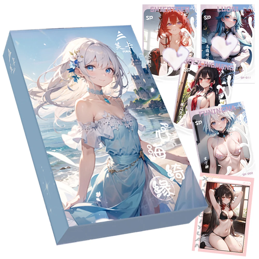 Heart Sea Romantic Fate Goddess Story Collection Card For Child Cute Temptation Girl Surtr Surcouf Limited Game Card Kids Gifts