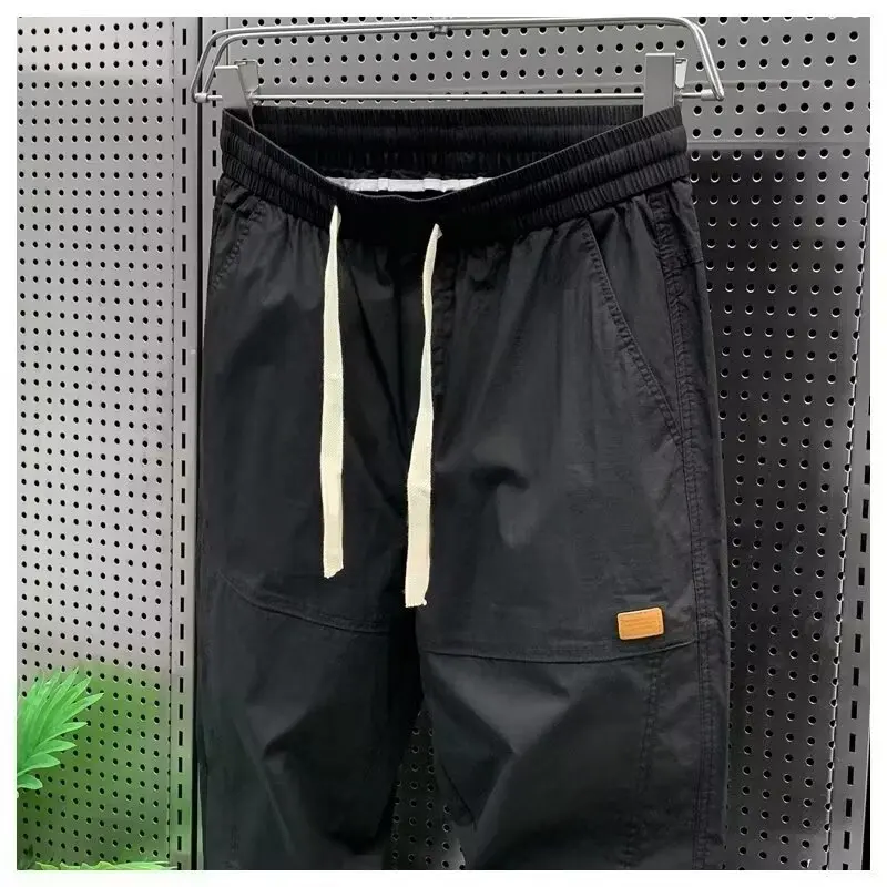 Pantalones de chándal bombachos para hombre, pantalón de entrenamiento para correr, estilo coreano, informal, Harajuku, Y2k