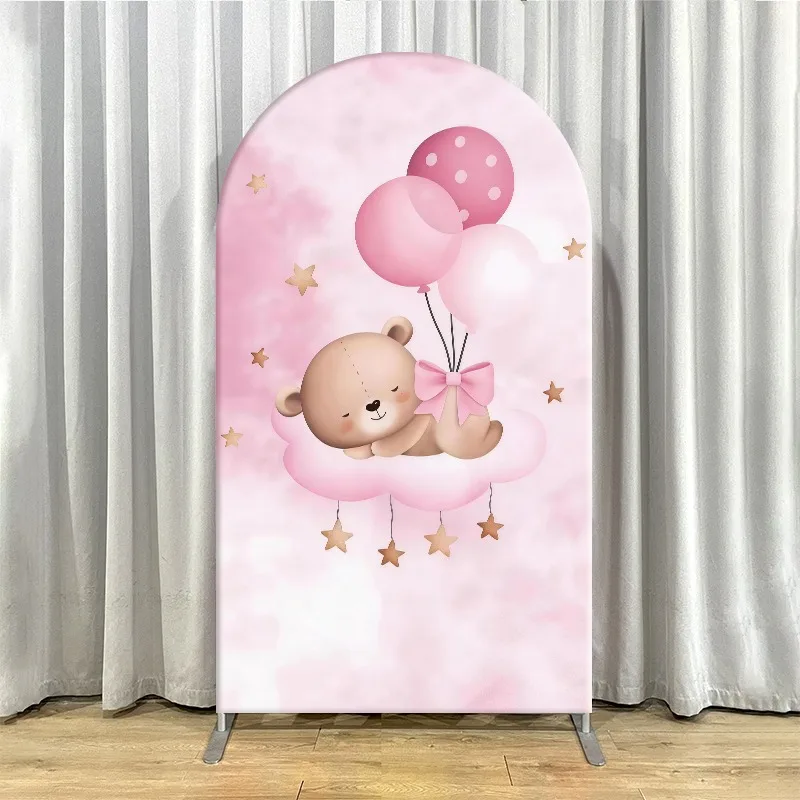 Arch Backdrop Cover Single Side Carnival Circus Tent Party Decoration Photo Booth Background Event Supplies Celebration Props