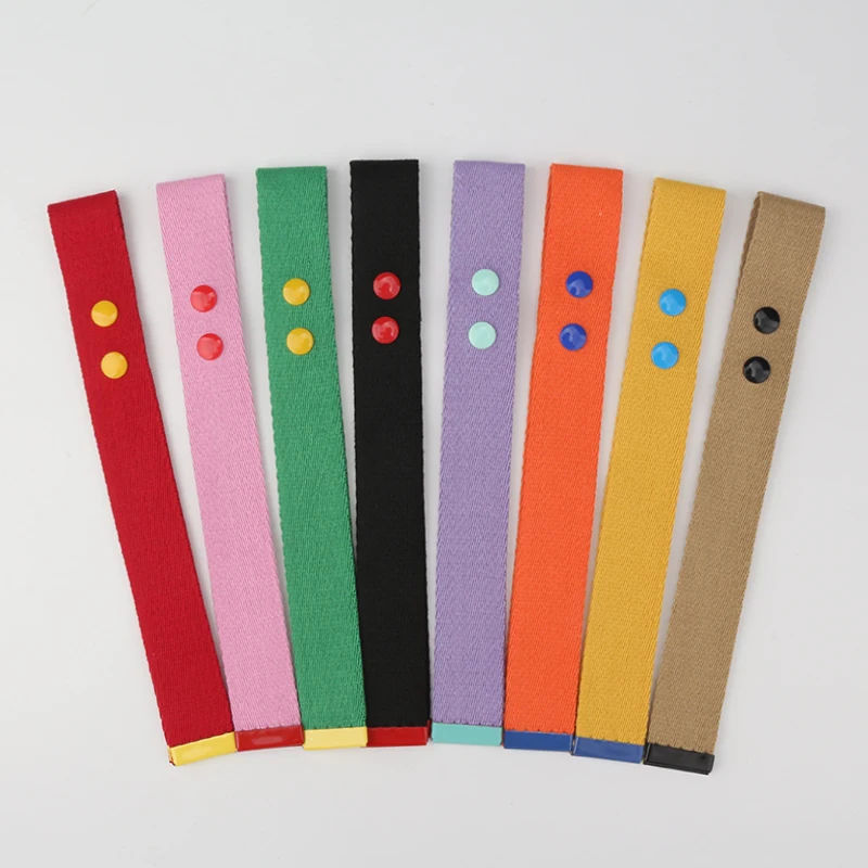 Solid Color Luggage Label Cotton Strap Luggage Tag Suitcase Baggage Tag Multicolor Portable Label Strap Pendant Bulk Wholesale