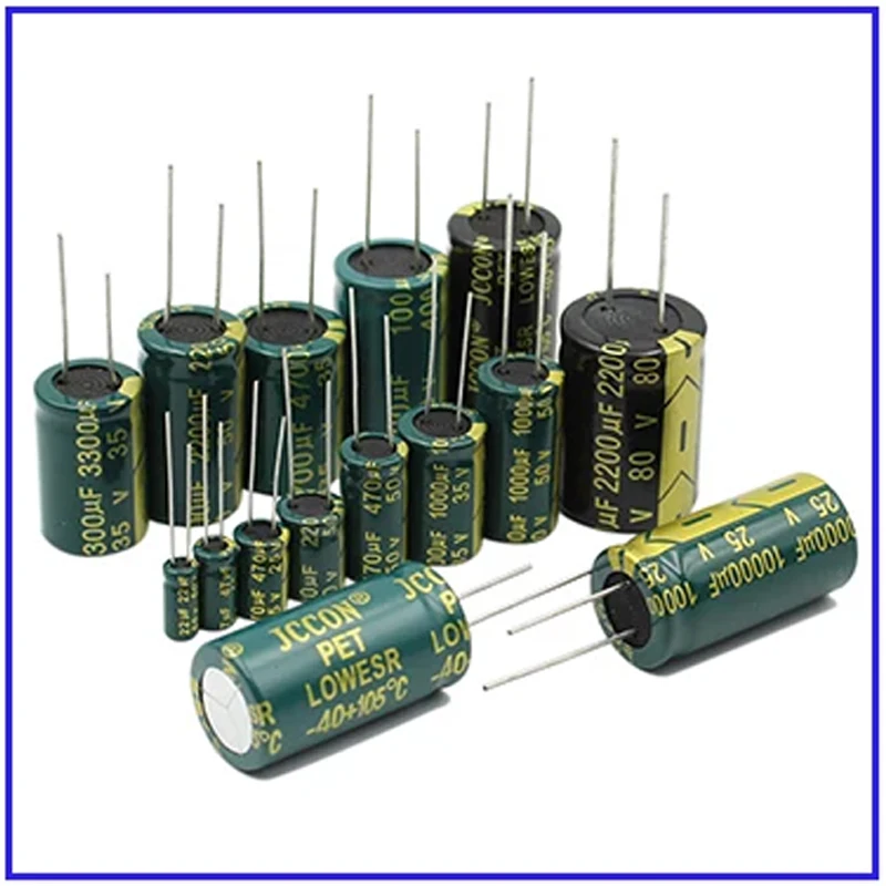 2-50pcs 10V 16V 25V 35V 50V High Frequency Low ESR Aluminum Capacitor 100UF 220UF 330UF 470UF 680UF 1000UF 1500UF 2200UF 3300UF