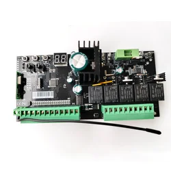 automatic swing gate opener motor operator circuit board electronic card controller for 12VDC or 24VDC gate opener dual