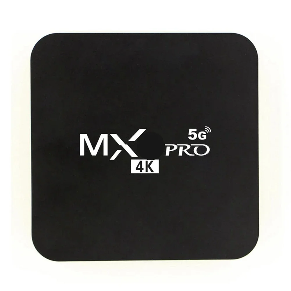 MX PRO akıllı TV kutusu Android 11.1 4K 2.4 128 Media Player 1GB 8GB ile G Wifi dört çekirdekli multimedya oynatıcı Set üstü kutu