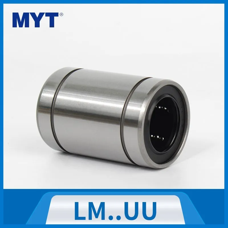 10-100pcs MYT precision LM8UU 8x15x24mm Linear bearing ball bushing 8mm for Linear rail rod shaft CNC parts 3D printer LM8 UU