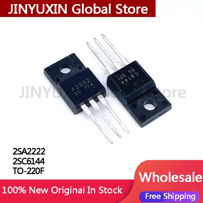 20pcs 2SA2222 2SC6144 TO-220F IC Chip In stock Wholesale