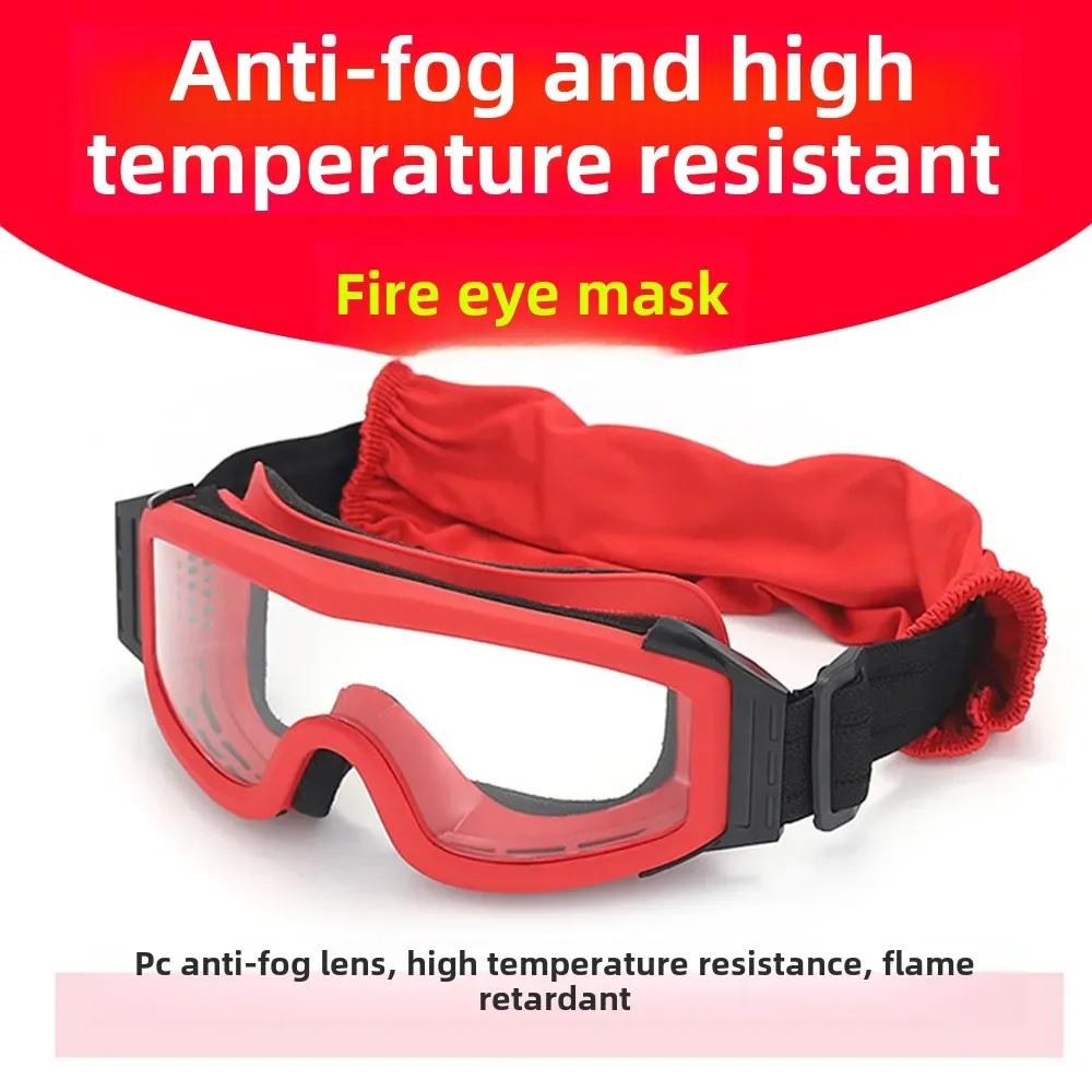 Firefighting Goggles Dust-proof Windproof Flame-retardant Glasses Hightemperature Resistant Heat-insulating Double-sided Antifog