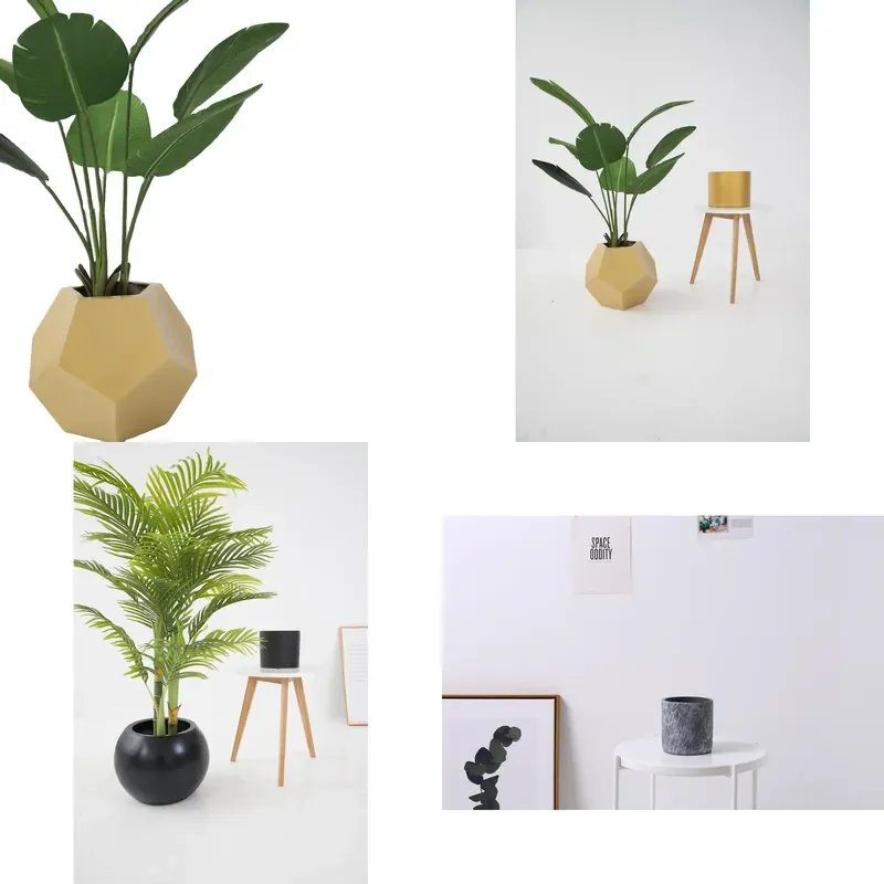 for Elegant Luxury Design Flower Pot Modern Decoration  Living Room