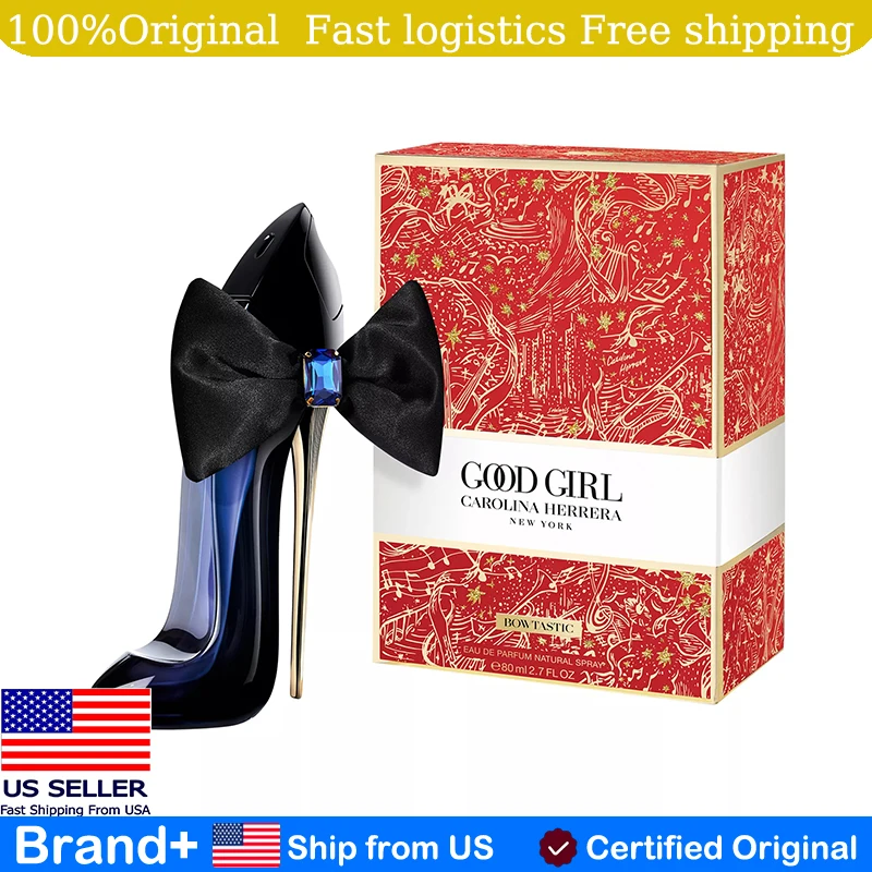 

Carolina Herrera Good Girl Bowtastic Edition Women Eau De Parfum Hair Body Spray 80ml Long Lasting Fragrance Cologne Portable