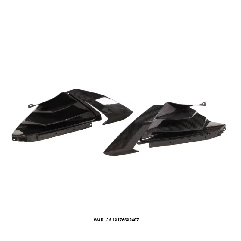 

Upgrade PK Style Dry Carbon Fiber Side Skirt Vent Side Spoiler Vent Body Kit forLamborghini Huracan Evo Rwd Tecnica